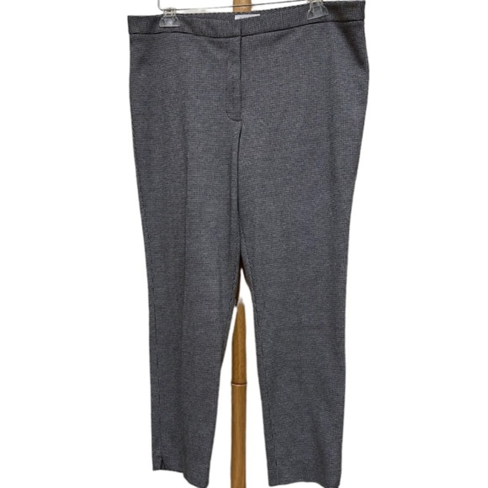 Calvin Klein Houndstooth‎ Straight Leg Pants Sz 16